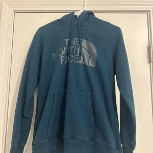 The North Face Blue Sweater with Iconic Logo